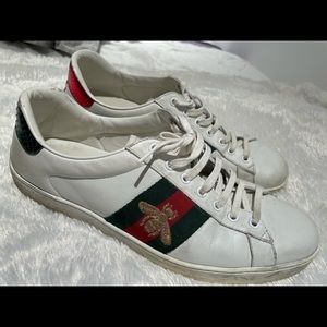 GUCCI Men’s Shoes New Ace Bee Embroidered Sneakers